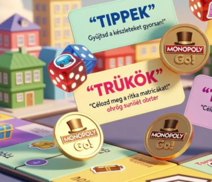 Stratégiai kártyák és jutalomikonok egy prémium játéktáblán